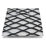 Hot Rolled Black Steel Expanded Metal Mesh Bahri 2.3 mm Thickness 4m Length 1.22m Width