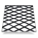 Hot Rolled Black Steel Expanded Metal Mesh Bahri Thickness 2.7 mm Width 1.22 m Length 3 m