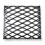 Hot Rolled Black Steel Expanded Metal Mesh Bahri 2.7 mm Thickness 1.22x4 m