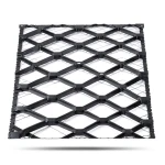 Hot Rolled Steel Expanded Metal Mesh 1.2 mm Thickness 1.22m Width 4m Length, Black