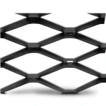 Hot Rolled Black Steel Expanded Metal Mesh Bahri Thickness 2.7 mm Width 1.22 m Length 3 m