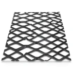 Hot Rolled Black Steel Expanded Metal Mesh Bahri 1.2 mm Thickness 1.22 m Width 5 m Length