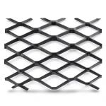 Hot Rolled Black Steel Expanded Metal Mesh Bahri 1.4 mm Thickness 1.22 m Width 5 m Length