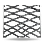 Hot Rolled Steel Expanded Metal Mesh 1.5 mm Thickness 1.22x4 m Black