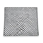 Hot Rolled Steel Expanded Metal Mesh 1.5 mm Thickness 1.22x4 m Black