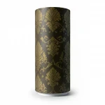 Italian Wallpaper Dark Gold  Color Patterned Design, Size 10mx0.70m, Model 15043