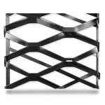 Hot Rolled Steel Expanded Metal Mesh Bahri 1.5 mm Thickness 1.22x5 m Black