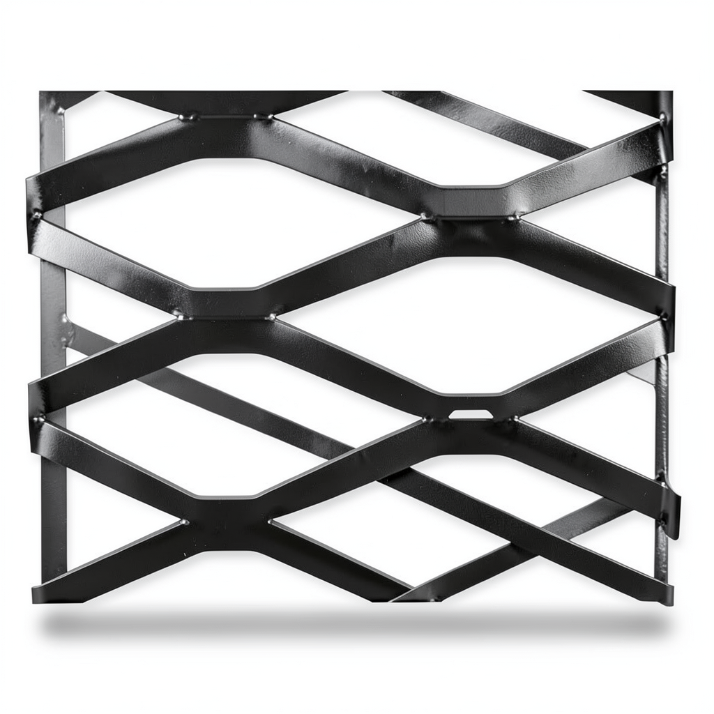 Hot Rolled Steel Expanded Metal Mesh Bahri 1.5 mm Thickness 1.22x5 m Black