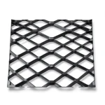 Hot Rolled Steel Expanded Metal Mesh Bahri 1.8 mm Thick 1.22x4 m Black