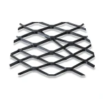 Hot Rolled Black Steel Expanded Metal Mesh Bahri 1.7 mm Thickness 1.22 m Width 4 m Length
