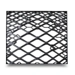 Hot Rolled Black Steel Expanded Metal Mesh Bahri 2 mm Thickness 1.22x4 m