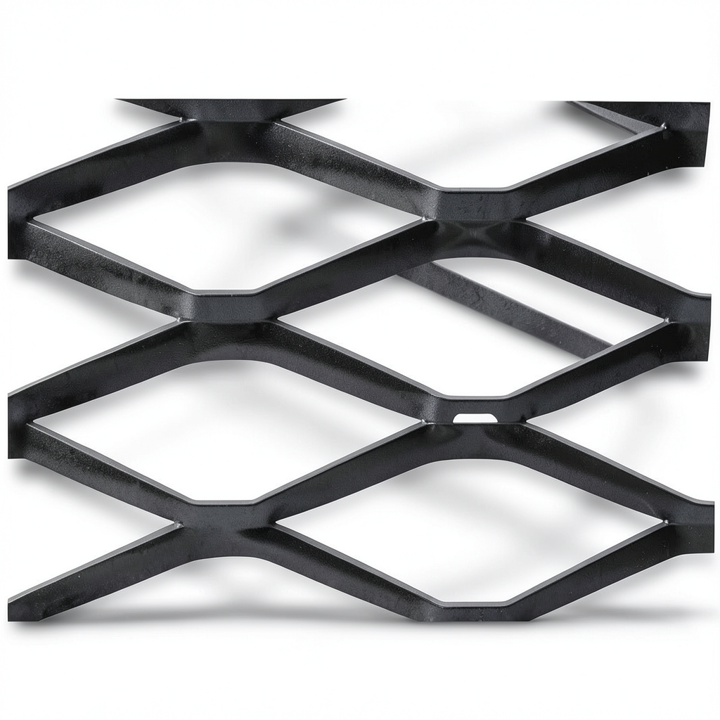 Hot Rolled Black Steel Expanded Metal Mesh Bahri Thickness 2 mm Width 1.22 m Length 5 m