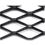 Hot Rolled Black Steel Expanded Metal Mesh Bahri 2.3 mm Thickness 4m Length 1.22m Width