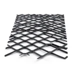 Hot Rolled Black Steel Expanded Metal Mesh Bahri 2.3 mm Thick 1.22 m Width 5 m Length