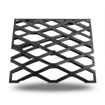 Hot Rolled Black Steel Expanded Metal Mesh Bahri 2.7 mm Thickness 1.22x4 m