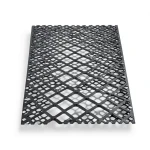 Hot Rolled Black Steel Expanded Metal Mesh Bahri 1.2 mm Thickness 1.22 m Width 5 m Length