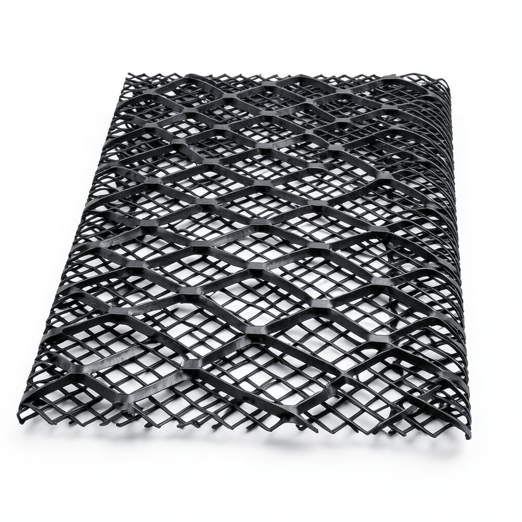 Hot Rolled Black Steel Expanded Metal Mesh Bahri 2.7 mm Thick 1.22 m Width 5 m Length