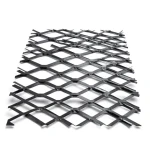Hot Rolled Black Steel Expanded Metal Mesh Bahri 1.7 mm Thickness 1.22 m Width 5 m Length