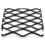 Hot Rolled Black Steel Expanded Metal Mesh Bahri 1.8 mm Thickness 1.22 m Width 5 m Length