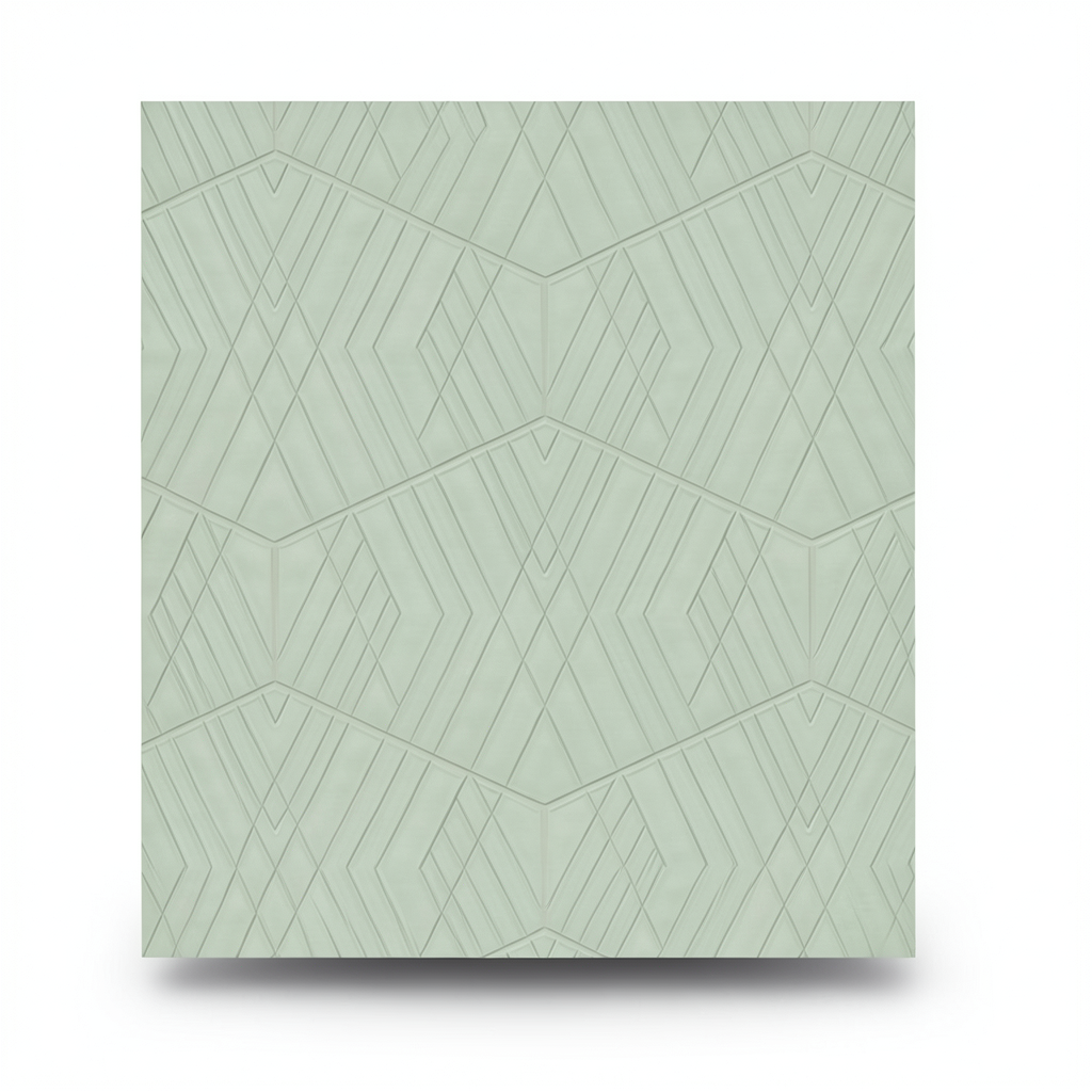 Italian Wallpaper Pale Green, 10m x 0.73m, Model Z90007