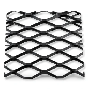 Hot Rolled Black Steel Expanded Metal Mesh Bahri 2.3 mm Thick 1.22 m Width 5 m Length