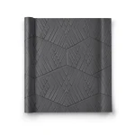Italian Wallpaper Geometric Design 10m x 0.73m Dark Gray