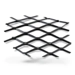 Hot Rolled Black Steel Expanded Metal Mesh Bahri 2.3 mm Thick 1.22 m Width 5 m Length