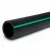 HDPE Polyethylene Pipe  PN 4 Bar [PE 80] Outside Diameter 225 mm  SDR 33  Color Black with Green Stripes | Almona Factory