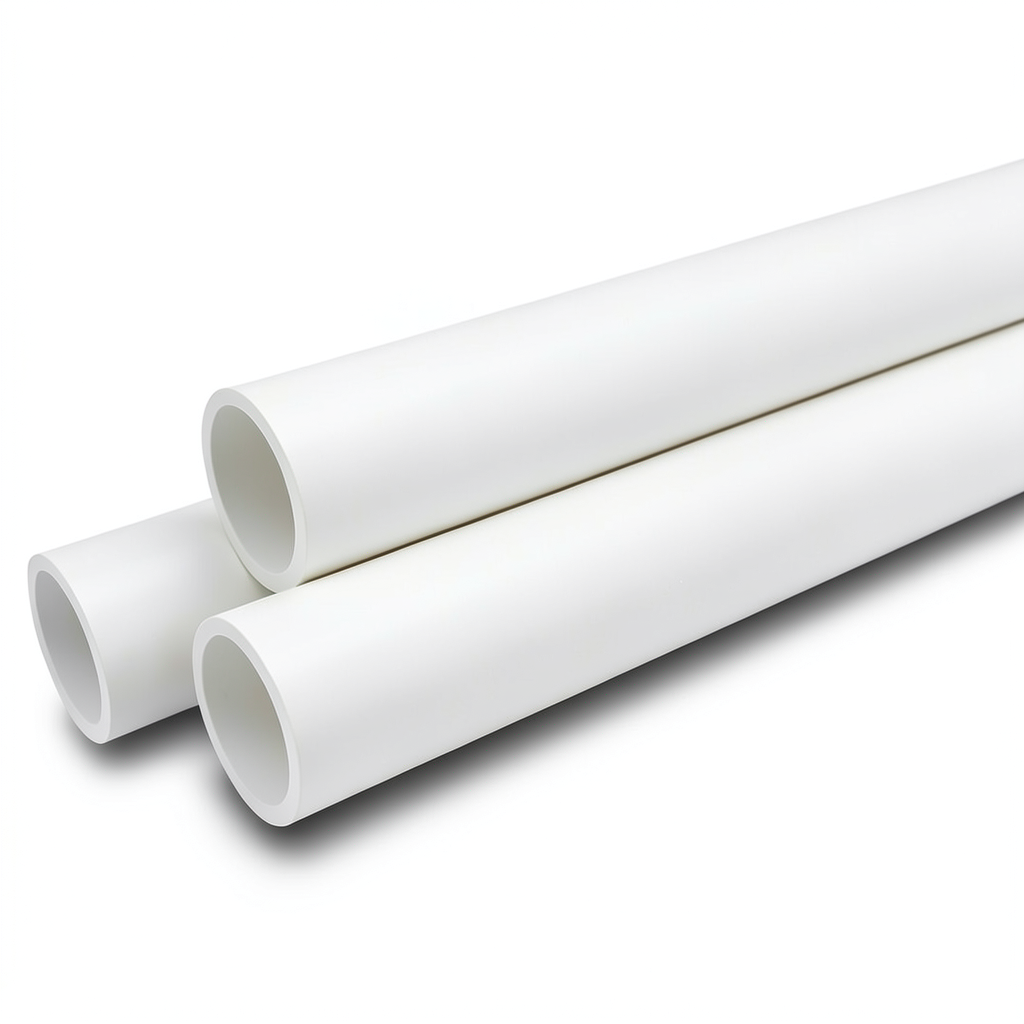 مواسير UPVC ضغط 10 بار قطر خارجي 25 مم سمك 1.5 مم لون أبيض