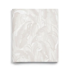 Wall Decoration Leaf-Patterned Design 10 m x 1.06 m Pale Beige