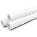 مواسير UPVC ضغط 10 بار قطر خارجي 50 مم سمك 2.4 مم لون أبيض