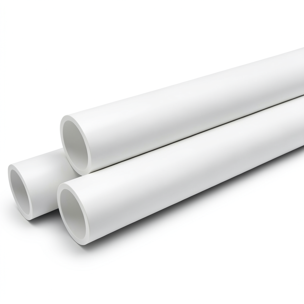 UPVC Pipes Nominal Pressure 16 Bar 20 mm Diameter 1.5 mm Thickness White