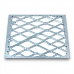 Galvanised Steel Expanded Metal Mesh  Bahri Thickness 3 mm Width 1.22 meter Length 3 meter | Bait Al Tatawor Company