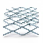Galvanised Steel Expanded Metal Mesh  Bahri Thickness 4.8 mm Width 1.22 meter Length 3 M  Bait Al Tatawor Company