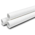 مواسير UPVC ضغط اسمي 16 بار قطر خارجي 25 مم سمك 1.9 مم لون أبيض