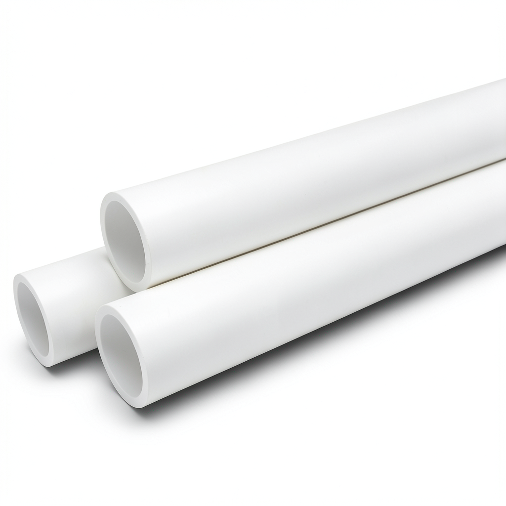 مواسير UPVC ضغط 10 بار قطر خارجي 25 مم سمك 1.5 مم لون أبيض