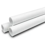 مواسير UPVC ضغط اسمي 16 بار قطر خارجي 50 مم سمك 3.7 مم لون أبيض