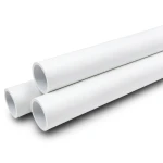 مواسير UPVC ضغط 10 بار قطر خارجي 50 مم سمك 2.4 مم لون أبيض