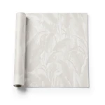 Wall Decoration Leaf-Patterned Design 10 m x 1.06 m Pale Beige