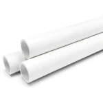 مواسير UPVC ضغط اسمي 16 بار قطر 20 مم سمك 1.5 مم لون أبيض