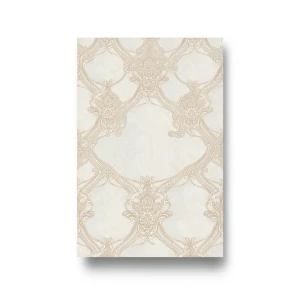 Italian Wallpaper Classic Design Light Beige Color, Size 10mx1.06m, Model 82710
