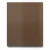 Plain wallpaper, brown color, length 10 m, width 0.53 m, model 10004-30