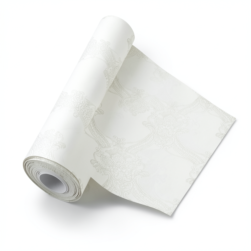 Italian Wallpaper Classic Design Off White Color, Size 10mx1.06m, Model 82712