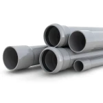 مواسير UPVC ضغط 16 بار قطر خارجي 40 مم سمك 3.0 مم لون رمادي