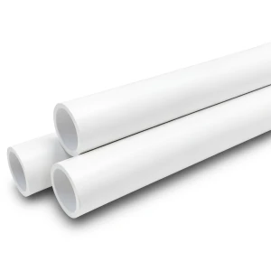 مواسير UPVC ضغط اسمي 16 بار قطر خارجي 50 مم سمك 3.7 مم لون أبيض