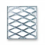 Galvanised Steel Expanded Metal Mesh  Bahri Thickness 3 mm Width 1.22 meter Length 6 meter | Bait Al Tatawor Company