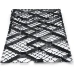 Hot Rolled (Black) Steel Expanded Metal Mesh Bahri 1.2 mm Thickness 1.22 M Width 6 Meter Length
