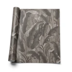 Leaf-patterned Wallpaper 10m x 1.06m Dark Beige, Model 78013