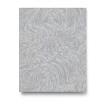Italian Wallpaper Gray Color Wavy Design, Size 10mx1.06m, Model 82716
