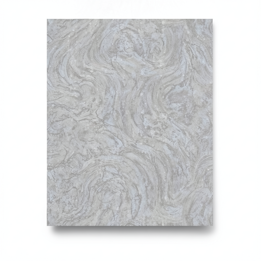 Italian Wallpaper Gray Color Wavy Design, Size 10mx1.06m, Model 82716